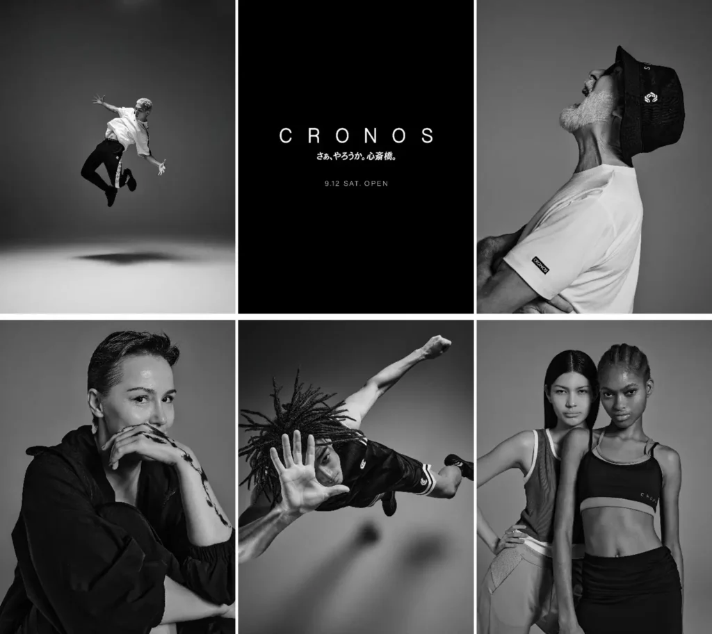 大阪・心斎橋にアクティブウェア「CRONOS」 9月12日オープン。国内最大級売場、限定バイカラーアイテムも。