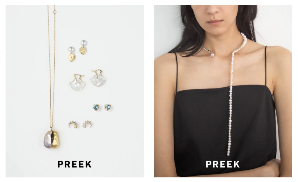 銀座バーニーズにジュエリー「PREEK」初登場 8月28日〜9月13日、デザイナー来店日にサイズオーダー対応も。