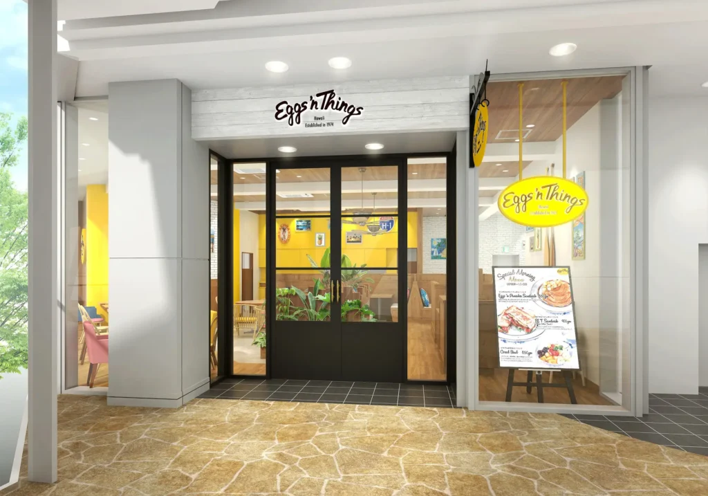 博多にハワイ発「Eggs 'n Things」 9月4日オープン、約7年半ぶりの福岡出店。先着50名に記念グッズも。
