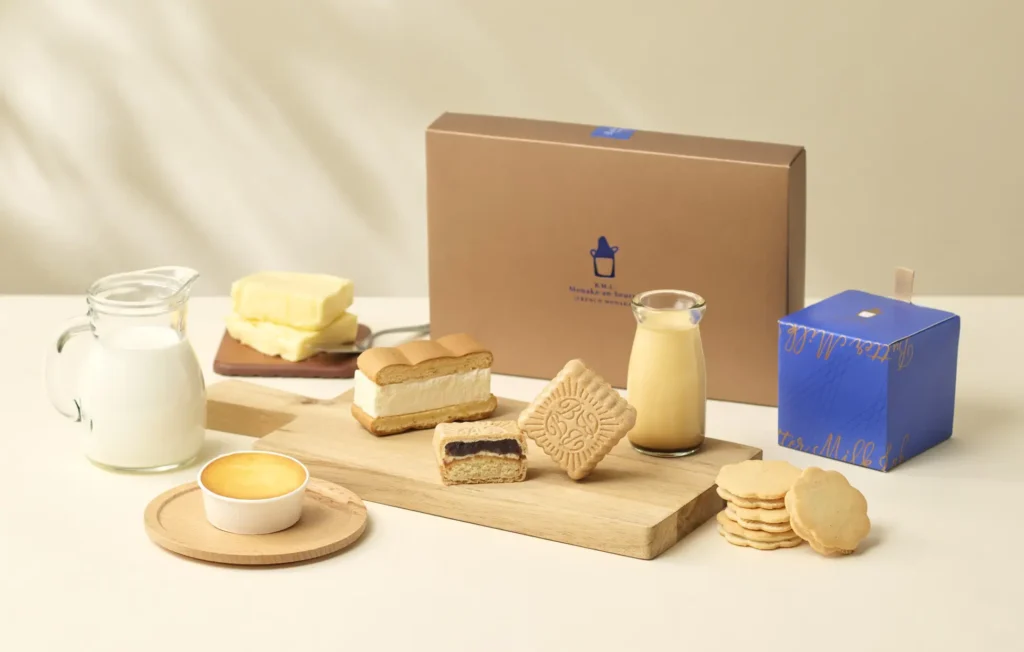 東京駅にミルク菓子専門店「Butter Milk Lab.」9月16日オープン。もなかの中にフィナンシェの"フレンチもなか"も。