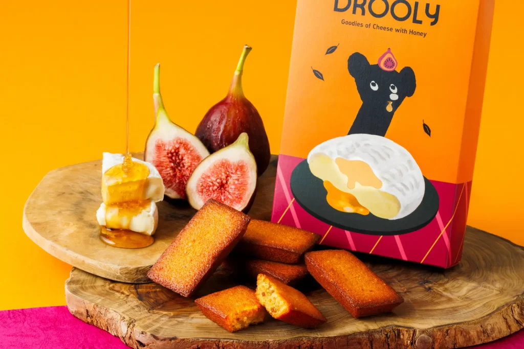大阪土産「DROOLY」にいちじく×カマンベールのフィナンシェ誕生 9月1日発売、蜂蜜の風味重なる秋限定商品。
