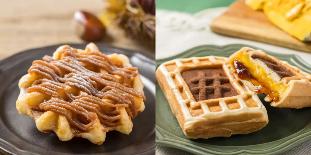 横浜・二俣川のワッフル店「HASHLE」に秋限定商品登場 8月16日発売。ブランド初“上しぼり”仕立てのモンブランも。