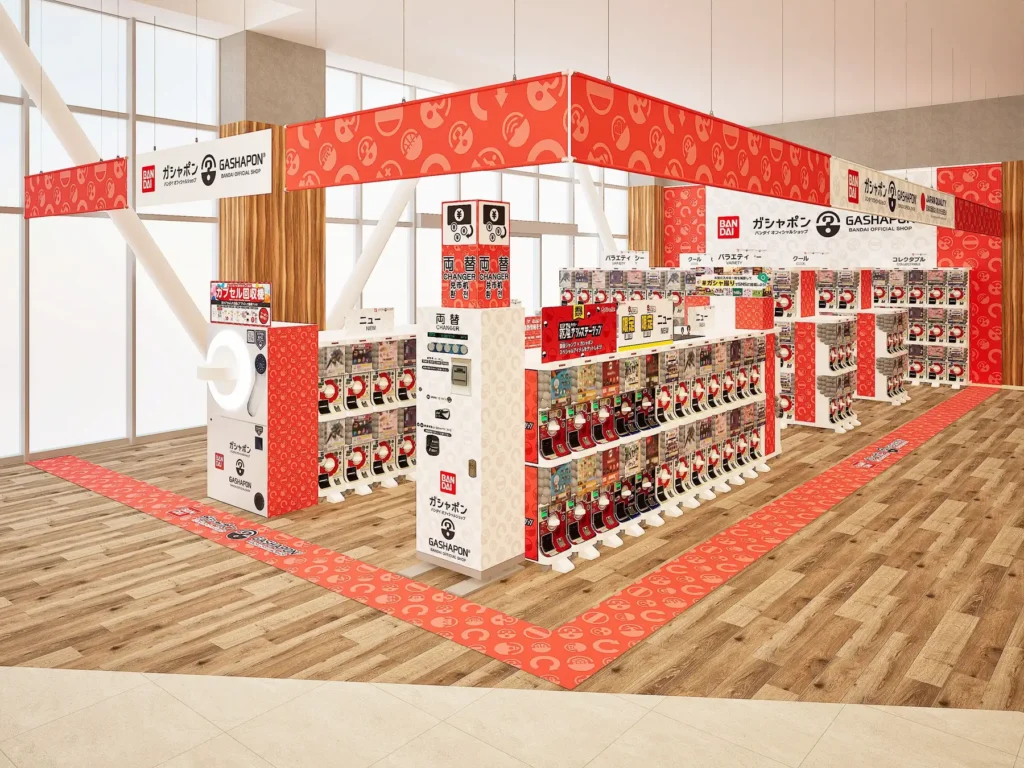 21坪に330面を詰め込む　ガシャポン公式の大型専門店が書店内に9月18日オープン