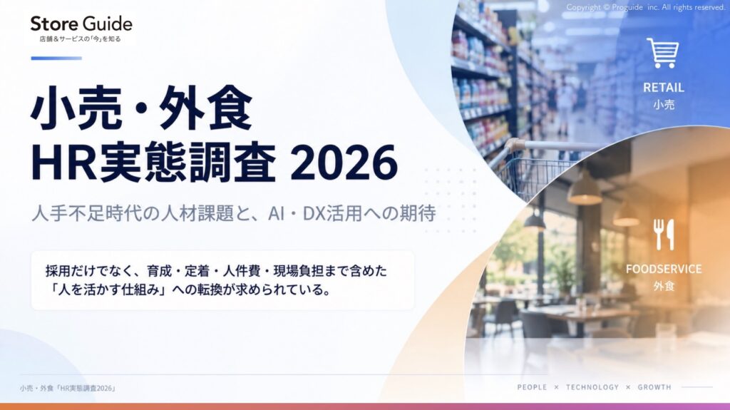小売・外食業界「HR実態調査2026」